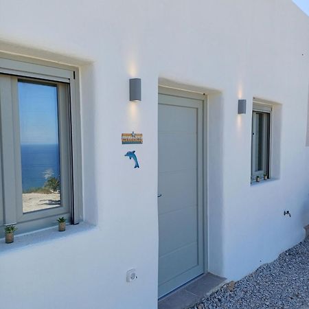 イア'Nektarios' Cycladic House With Sunrise And Sea View!!アパートメント エクステリア 写真